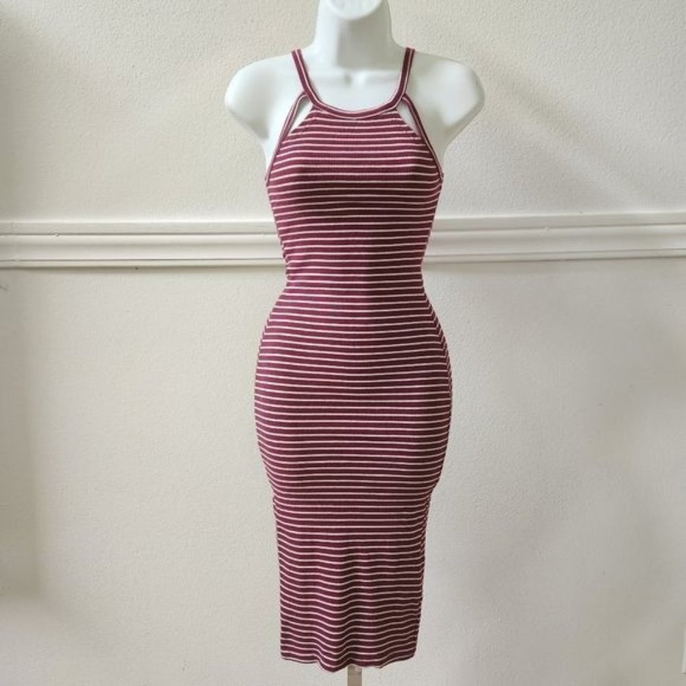 New Look Striped Midi Tank Dress size Small